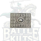 Celtic Chrome Kilt Belt Buckle – Shining Symbol of Scottish Tradition